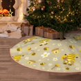 thumbnail image 5 of Sikiie Cute Bee Gnomes Nativity Christmas Tree Skirt, Jesus Christian Winter Holiday Tree Mat Decoration(30-48IN)48", 5 of 6