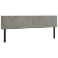 thumbnail image 5 of vidaXL Box Spring Bed with Mattress Light Gray 72"x83.9" California King Velvet, 5 of 6