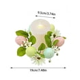 thumbnail image 3 of Easter Egg Wreath Home Egg Decorative Candlestick Wreath, 3 of 9
