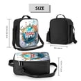 thumbnail image 2 of Bingfone Travel Around The World Reusable Insulated Lunch Bag Cooler for Work School Picnic or Travel, 2 of 9