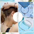 thumbnail image 5 of 12pcs Cord End Caps with Lobster Clasp 38mm Long Leather Jewellery Clasps Necklace End Cap Silver Clasp Tip with Loop Ring Connector for Jewelry Making DIY Crafts Chokers Bracelet Anklet, 5 of 8
