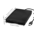 thumbnail image 2 of CHICHUMID Portable Hard Drive External Floppy Disk Drive Plastic Noise Reduction Data Storage 1Pcs Back to School, 2 of 8