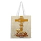 thumbnail image 1 of Cristiano Bolso de tela con estampado de lienzo para mujer, bolsa de compras reutilizable y estética, con cremallera interior, regalo para mujer,38*45cm., 1 of 6