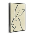 thumbnail image 4 of Stupell Industries Minimal Brushed Rabbit Animals & Insects Drawing Black Framed Art Print Wall Art, 12 x 18, 4 of 10