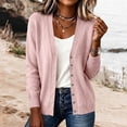 thumbnail image 5 of cocolona Womens Cardigan Sweater V Neck Long Sleeve Button Cozy Sweater Solid Color Casual LightWeight knit Cardigan, 5 of 5