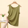 thumbnail image 2 of Ltctricy Womens Sleeveless Pajama Tops Lace Crew Neck Sleep Tank Tops Casual Loose Fit Loungewear Summer Clothing, 2 of 7