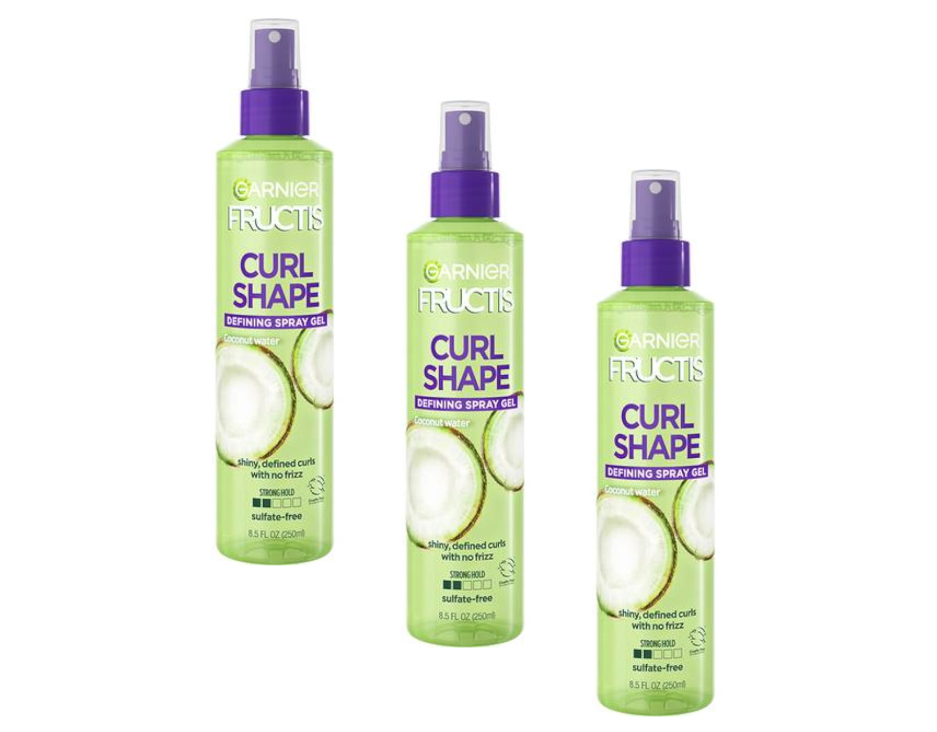 3 Pack Garnier Fructis Style Curl Shape Defining Spray Gel  Oz Each -  