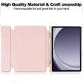 thumbnail image 4 of Pour Samsung Galaxy Tab A9+ Étui en Cuir Intelligent Transparent Rotatif 360 avec Clavier, 4 of 5