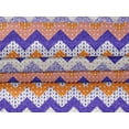 thumbnail image 5 of oneOone Velvet Orange Fabric Chevron Fabric For Sewing Printed Craft Fabric By The Yard 58 Inch Wide-HN, 5 of 7