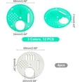 thumbnail image 2 of 16 Pcs Bee Nest Door Beekeeping Tools 4 Styles Stainless Steel & Plastic Bee Hive Box Entrance Gates Entrance Disc Beekeeping Equipment for Beekeepers Round (68mm/2.7Inch) DIY, 2 of 5