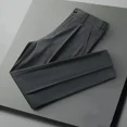 thumbnail image 3 of Pantalones de traje holgados de negocios de corte entallado para hombre de Fluid Social Tailoring, pantalones drapeados con 9 cortes grises y trenzados para hombre, pantalones de lujo económicos, 3 of 5