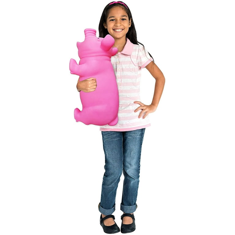 Animolds Giant Hug Me Piggie Giant Size 20.4 Inches Snorting Rubber Pig Toy Random Color Walmart