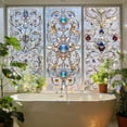 thumbnail image 4 of European Style Colorful Window Stickers,PVC Anti-UV Blackout Window Sticker Waterproof and Dustproof Window Decals for Bedroom Living Room Decorative, 4 of 6