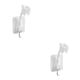 thumbnail image 3 of Wosthever Soporte de ducha ajustable de 360 ​​°, soporte de ducha adhesivo montado en la pared, soporte negro, cabezal de ducha de baño, soporte de No.02 2piezas Wosthever CBP046240, 3 of 6