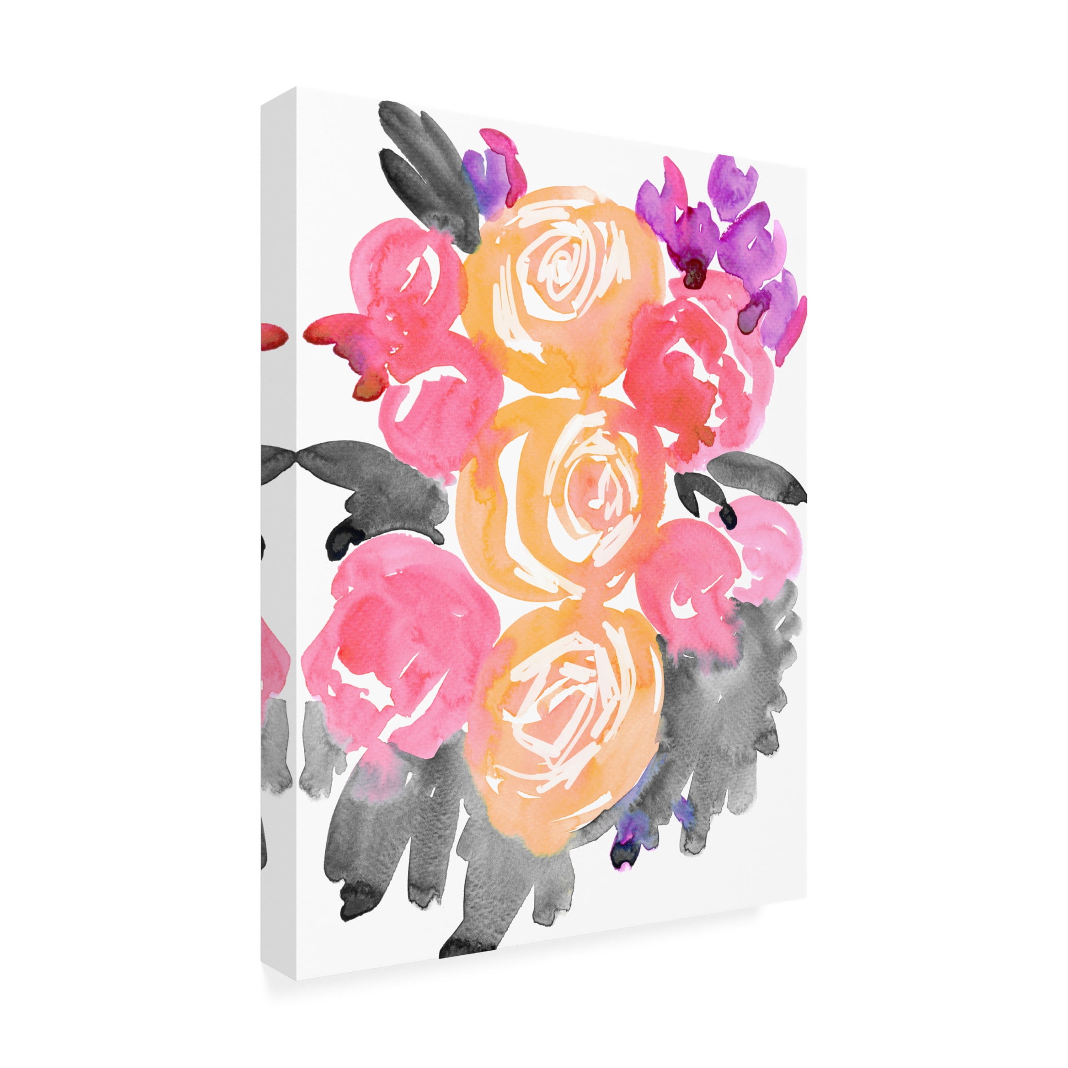 Trademark Fine Art Rosana Laiz Blursbyai Olympe florals I Canvas Wall Art