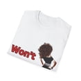 thumbnail image 4 of Wont he do it Woman Softstyle T-Shirt, 4 of 5