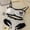 B, variant on Cartoon kuromi Cinnamoroll cute lingerie underwear without steel rings small breast gathering bra set thin style