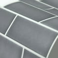 thumbnail image 6 of RoomMates TIL4985FLT Dark Stone Gray Faux StickTILES Peel and Stick Tile Backsplash, 6 of 7