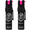 Hot Pink, variant on Police Magnum Night Pepper Spray Self Defense, Glow in the Dark Pocket Clips 2ct. 3/4oz