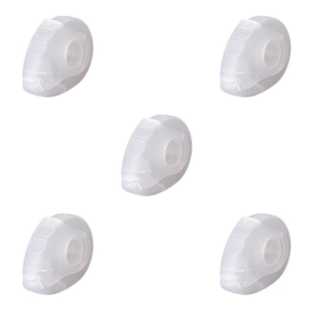 Transemion Distributeur de Ruban à Main Ergonomique Sans Effort et Distributeur Transparent 7x6x2.5cm 5Set
