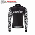 thumbnail image 3 of 2023 Morvelo - Maillot de ciclismo térmico de manga larga para hombre, ropa de ciclismo para exteriores, equipo profesional, 3 of 5