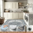 thumbnail image 2 of 5’x7’Area Rugs for Living Room Non Slip Washable Low Pile Vintage Carpets Blue, 2 of 7