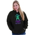 thumbnail image 3 of NASA Astronaut Dab on the Moon Funny Hoodie Sweatshirt Women Men Brisco Brands X, 3 of 6