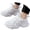White, variant on Ticikt Girls Lightweight Breathable Running Shoes Flexible Sole for Indoor & Outdoor Play,Black