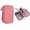 Pink, variant on ABPETE Travel Cable Organizer Pouch,Electronic Accessories Carry Case Tech Bag,Portable Double Layers All-in-One Storage Bag for Cable, Cord, Charger, Phone, Earphone (Navy Blue)