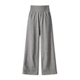 thumbnail image 4 of Lvshlubb Women's Maternity Pants High Waisted Lounge Workout Sweatpants Casual Pregnancy Joggers Plus Size Maternity Clothes, 4 of 5