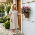 thumbnail image 6 of 15.7in Front Door Flower Basket, Artificial Floral Hanging Wreath, Outdoor Porch Wall Decoration, Seasonal Home Decor, Faux Flowers In Woven Basket, Welcome Sign For Entryway, 6 of 8
