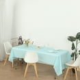 thumbnail image 4 of (12 Pack) Aqua Premium Rectangle Heavy-Duty Plastic Table Covers (Reusable), 4 of 6