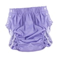 thumbnail image 3 of Pañal de tela reutilizable unisex para adultos, con apertura lateral, lavable, ajustable y con broches. Púrpura XXL, 3 of 9