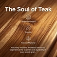 thumbnail image 5 of ZOVANO 2pcs Teak Wood Cutting Board Set with Fast Drying Stand Storage, 5 of 10