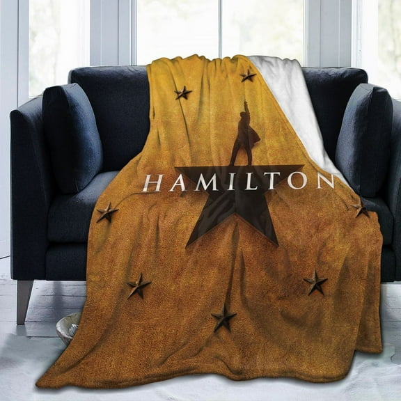 Ultra-Soft Micro Fleece Blanket Hamilton The Musical Super Soft Plush Blanket For Winter Bedding Bed Couch Sofa For All Seasons 60"X50"
