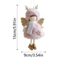 thumbnail image 2 of Christmas Angel Doll Decoration - Plush Hanging Ornaments for Xmas Tree, Thanksgiving & Birthday Fairy Gift, Home Party Decor, and Toys for Kids, 2 of 4