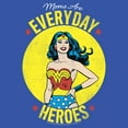 thumbnail image 2 of Men's Wonder Woman Moms Are Everyday Heroes  Sweatshirt Royal Blue 2X Large, 2 of 4