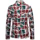 thumbnail image 4 of Chaquetas de Chaqueta de Navidad Para Hombres Estampado Slim Fit Abrigo de Traje Casual de Un Solo Pecho Odeerbi  ODB207409, 4 of 9