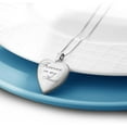 thumbnail image 5 of PicturesOnGold Forever In My Heart Locket Necklace for Women That Hold Pictures & Engraving in Personalized Jewelry Gifts for Men & Women Sterling Silver (Locket + 1 Photo)., 5 of 6