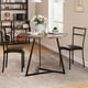 thumbnail image 1 of Juego de Mesa de Comedor de 3 Pzas para 2, Mesa de Cocina con Juego de Sillas, Mesa de Comedor de Metal de Granja para Comedor, Sala de Estar, Lugar Pequeño, 1 of 7