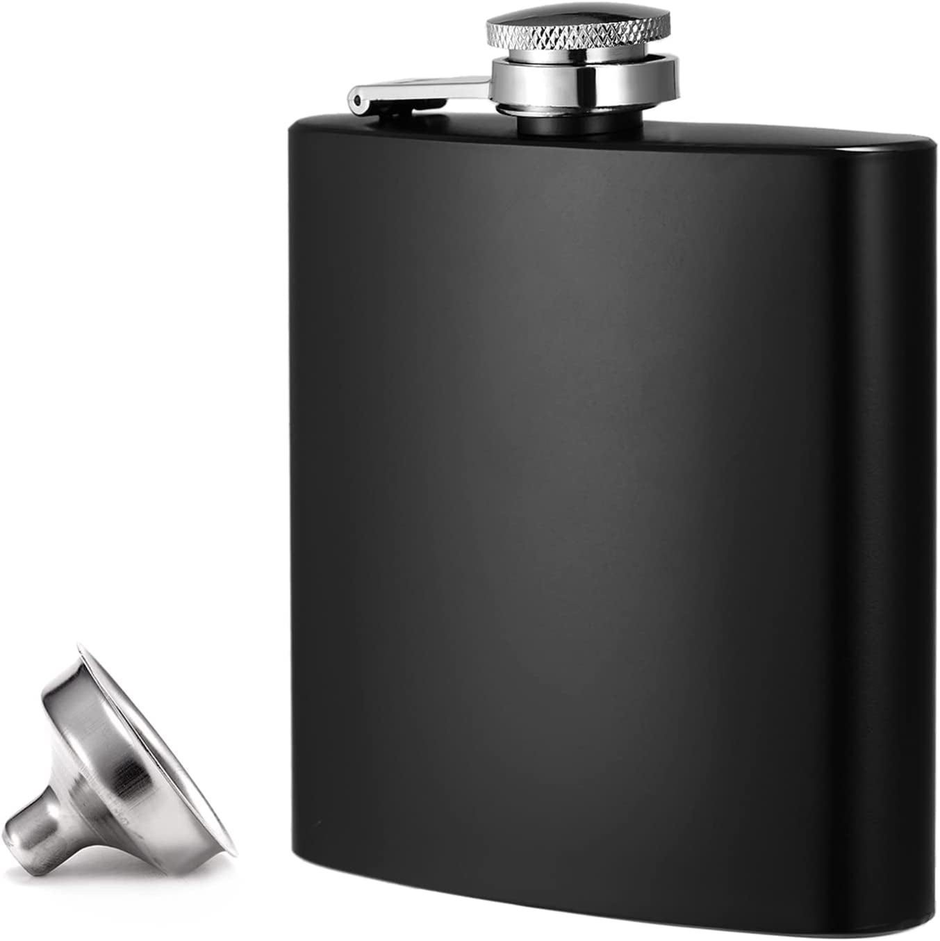 6OZ Hip Flask Stainless Steel Men Women Flask with Funnel,bulk of flasks  set with funnel for Gift, Camping, Wedding Party