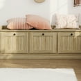 thumbnail image 5 of WIAWG L Shape Kitchen Breakfast Nook Bench, Kitchen Corner Nook Bench Seating with Hidden Storage, Corner Dining Seat for Entryway,Oak, 5 of 11
