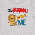 thumbnail image 4 of Inktastic Papou Loves Me Grandson Lion Boys Baby T-Shirt, 4 of 5