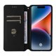 thumbnail image 2 of For Oukitel P1 Wallet Case Rhombus Imprinted Leather Phone Cover - Black, 2 of 5