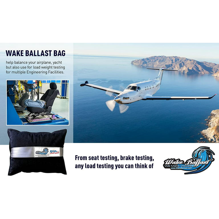 wake ballast : Ballast Bag (50 Lb.Weight Filled) Fine Steel Shot for  Wakesurf Boats, 50 pounds Weight Bag, Yacht and Airplane Ballast. USA 