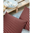 thumbnail image 2 of Pack of 2 Outdoor Pillow Covers, Red Stripes Texture Waterproof Square Throw Pillowcase Cushion Decorative Pillow Covers for Couch Patio Tent, 20x20 in, 2 of 6