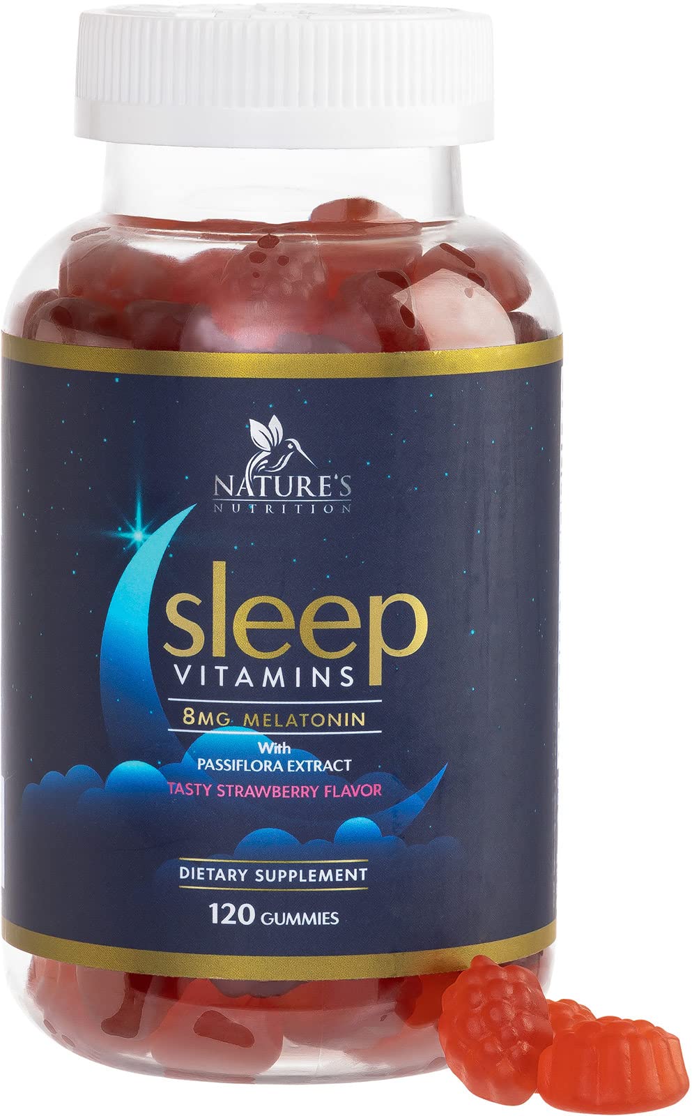 Sleep Support Gummies Fast Acting Extra Strength Melatonin Gummy with