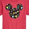 thumbnail image 3 of Mickey & Friends - Mickey Logo with Emojis - Men's Short Sleeve Graphic T-Shirt, 3 of 5