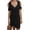 Black, variant on Gspmoly Womens Dress, Women Fashion Round Neck Strapless Solid Short Sleeve Dress Casual Loose Dress Cocktail Dress Holiday Gifts