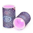 thumbnail image 7 of Yayeee Flameless Candles with Remote Flickering Battery Operated Multi Color Changing, Blue Fireworks Pattern, 7 of 7